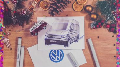 Volkswagen _ Новогодний проект для подписчиков сообщества в Facebook thumbnail
