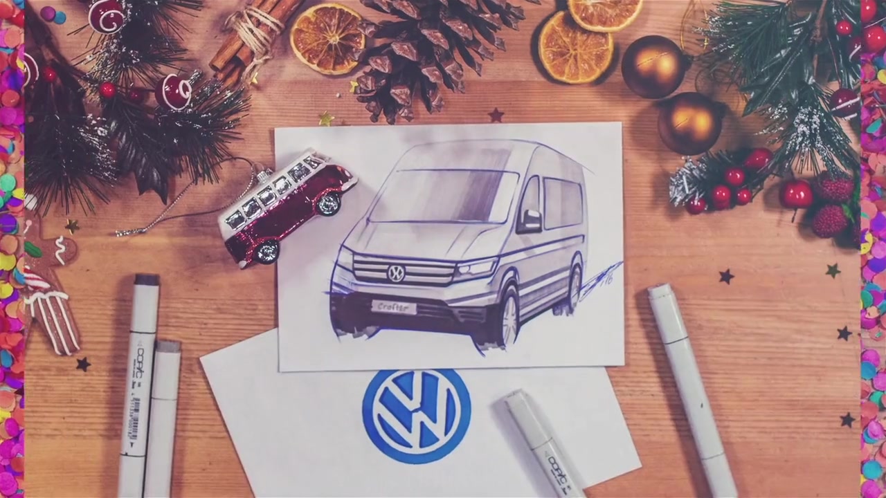 Volkswagen: Новогодний проект для подписчиков сообщества в Facebook